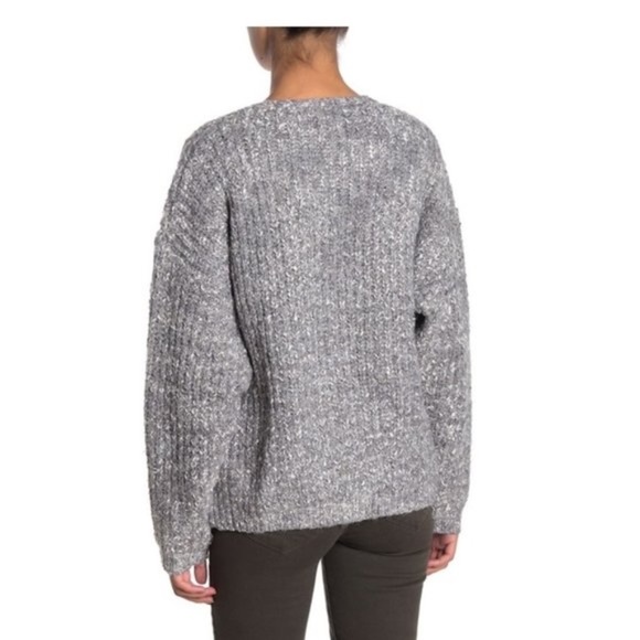 FRNCH Marled Open Front Cardigan - Picture 6 of 7